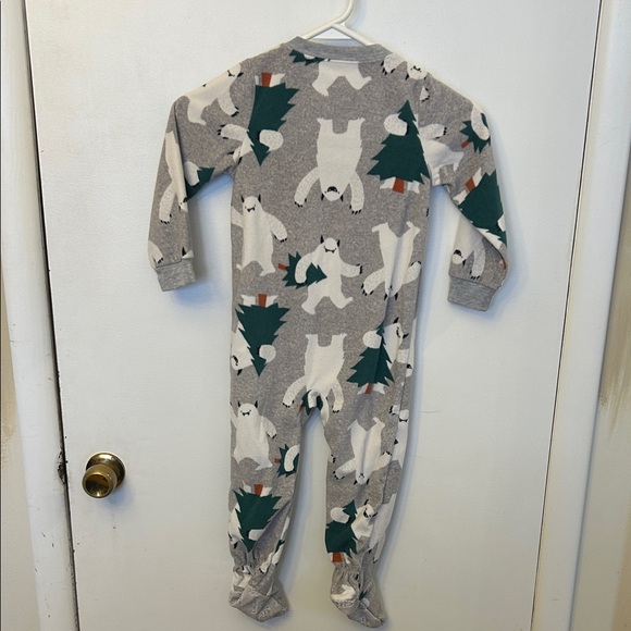 Cozy Gray and Green Kids One Piece 3T - Picture 4 of 4